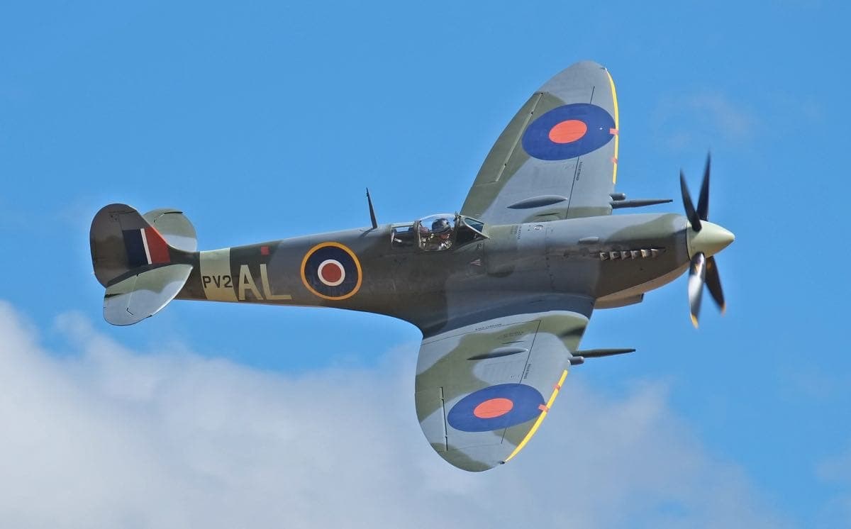 Supermarine Spitfire in flight