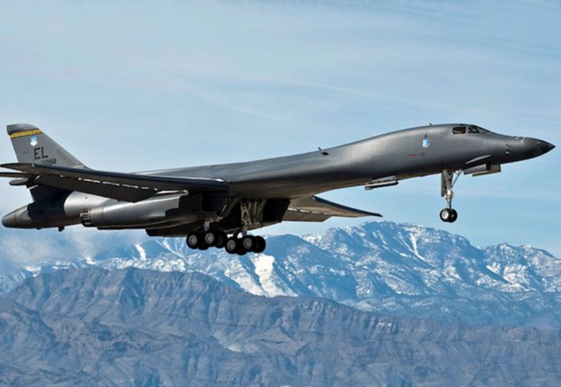 The B-1B Lancer Long Range Strategic Bomber