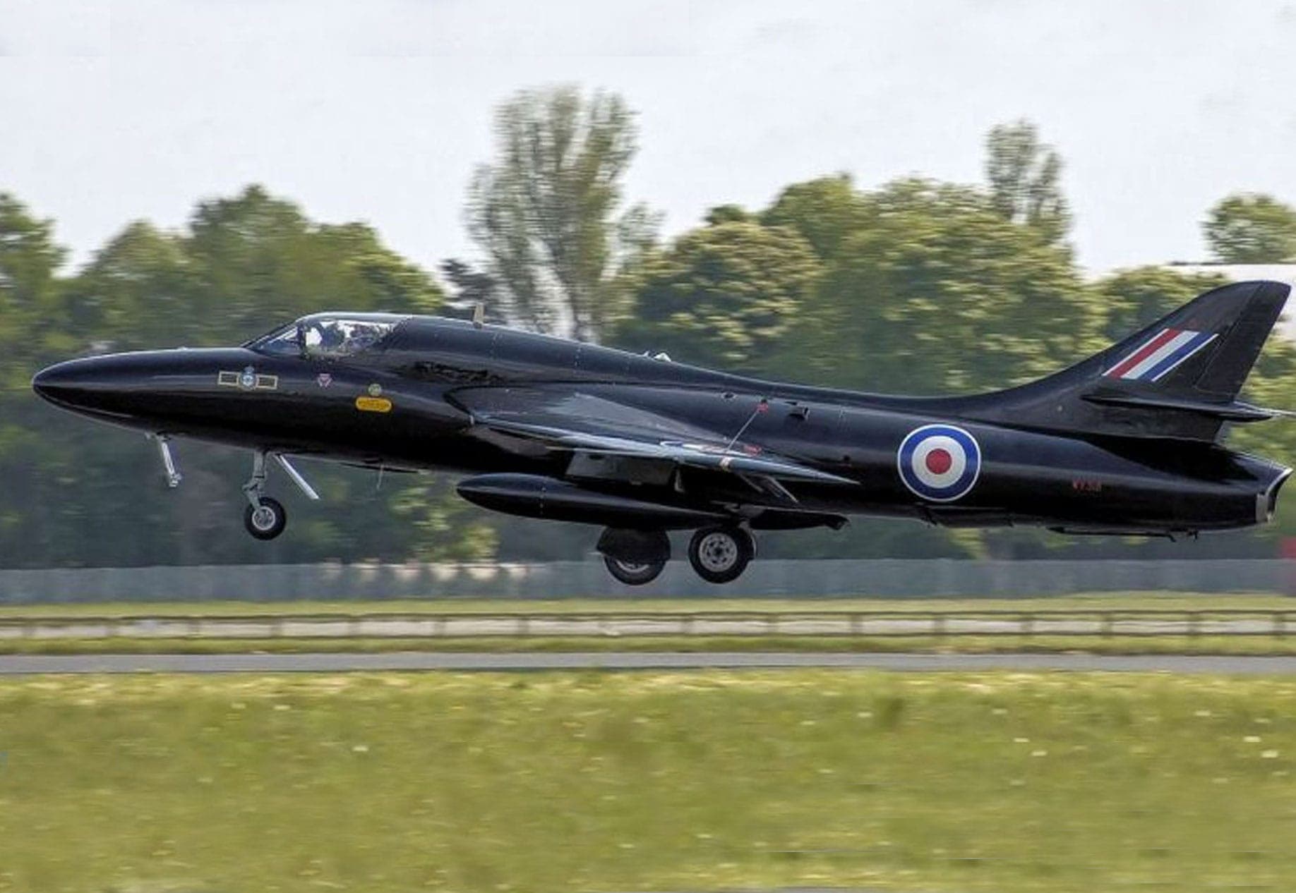The Hawker Hunter British Fighter Jet