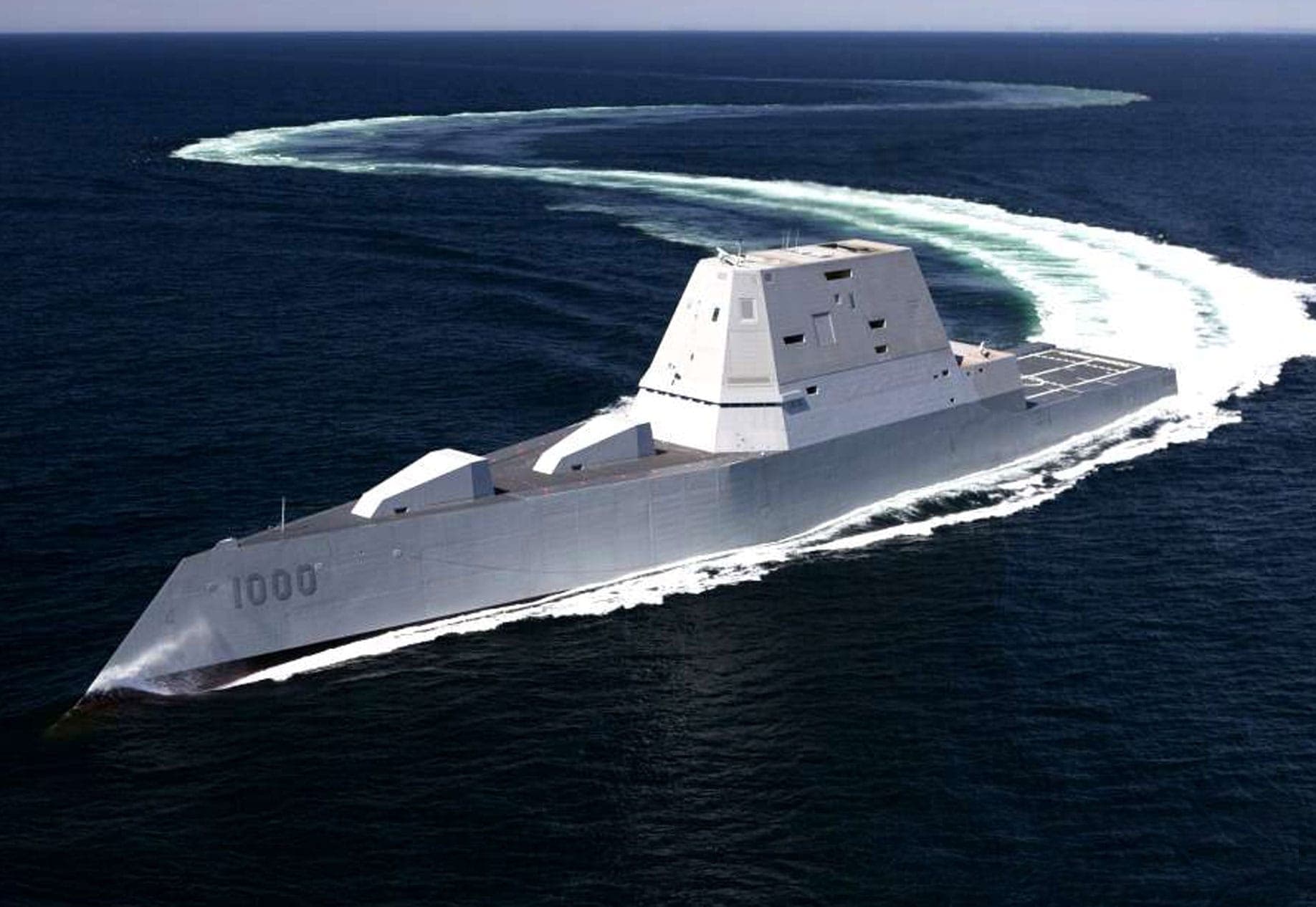 The USS Zumwalt (DDG 1000) Stealth Destroyer