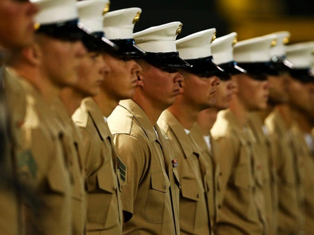 US Marines in training