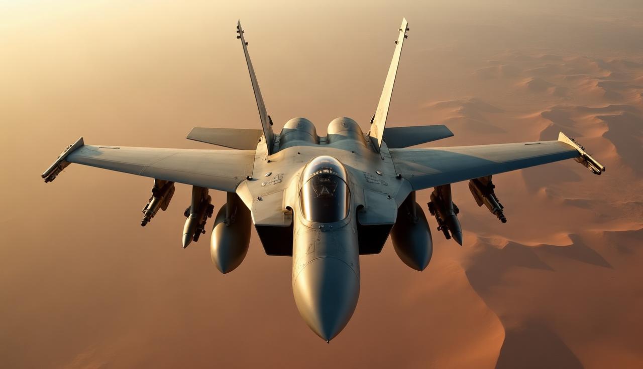 F-15E Strike Eagle during aerial refueling over Central Command area of responsibility