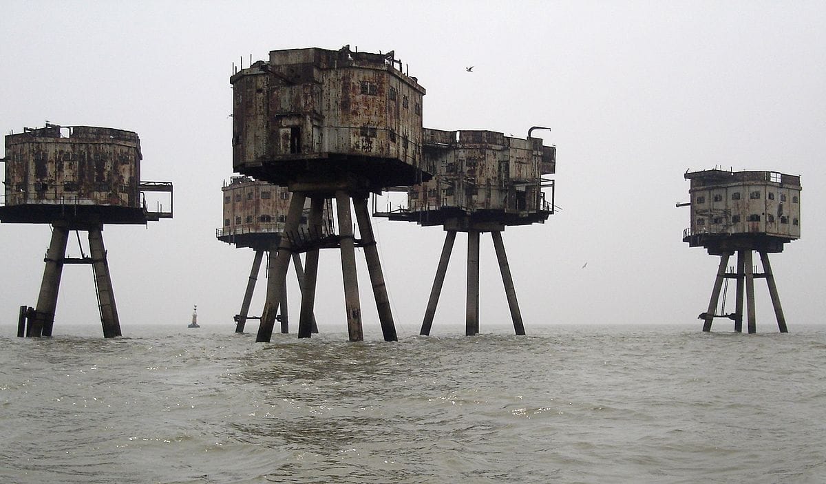 Maunsell Sea Forts, abandoned military base