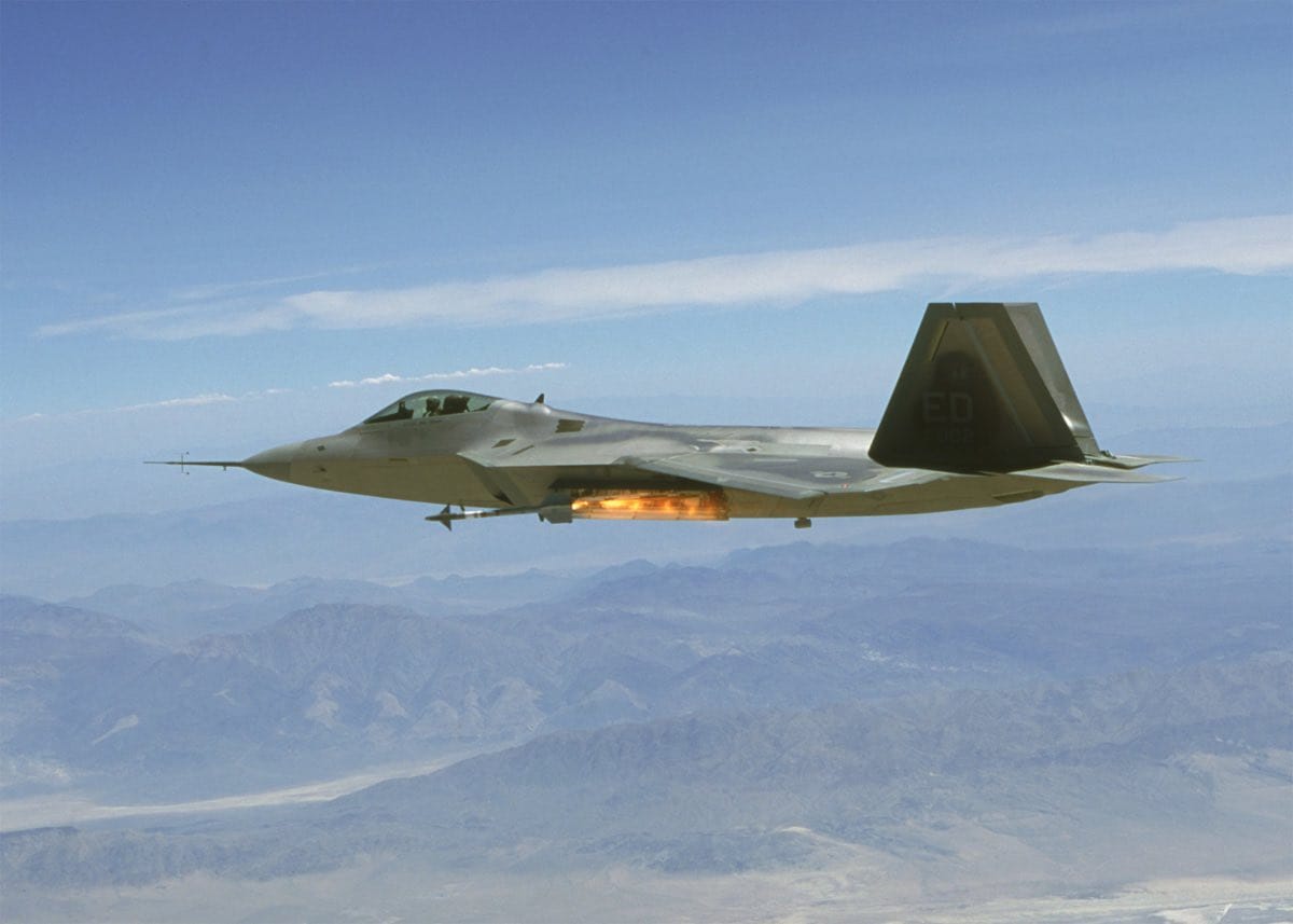 F-22 Raptor sidewinder missile, f-22 facts