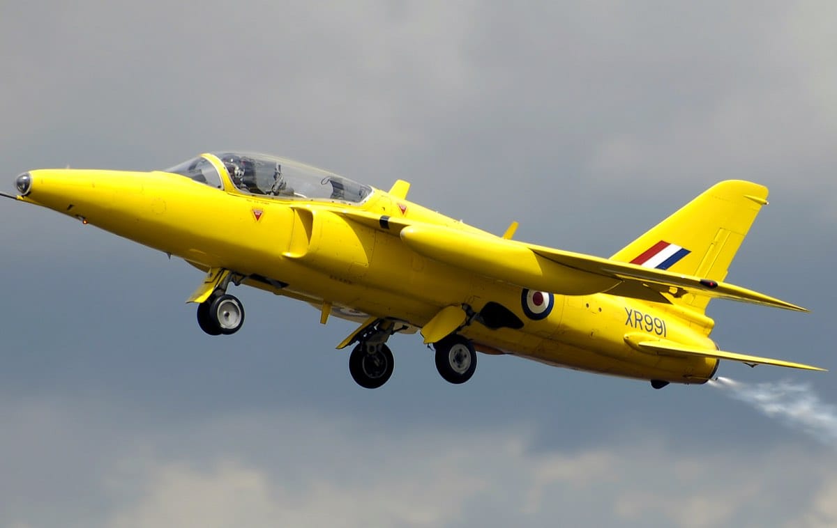 Folland Gnat side-view