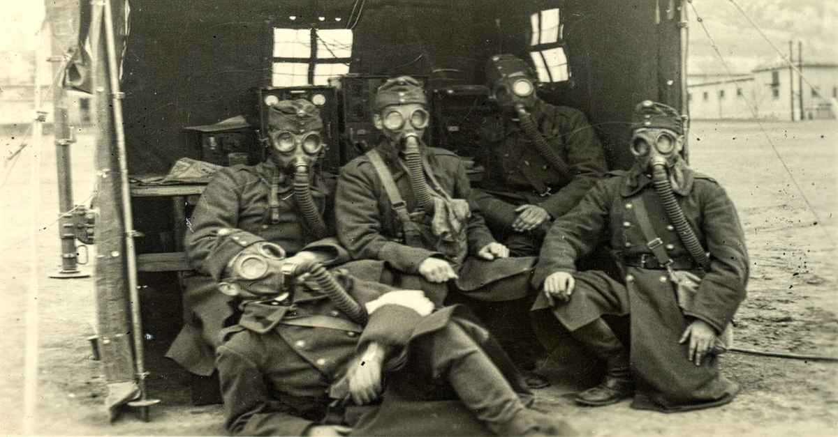 military gas masks