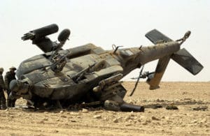 damaged AH-64