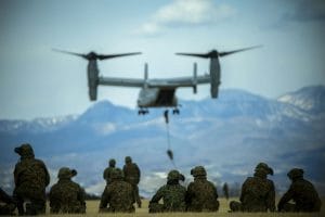 Japanese Ground Self-Defense Force soldiers