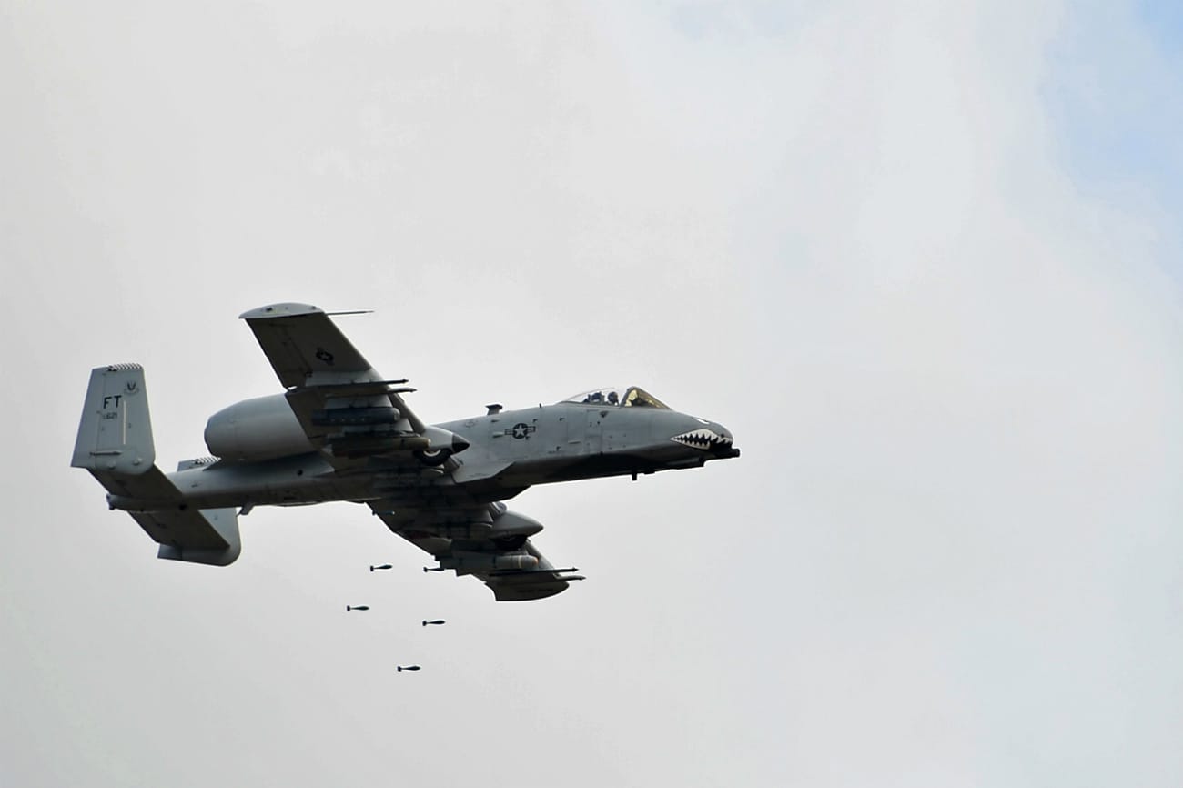 A-10 Aircraft Bomb drops