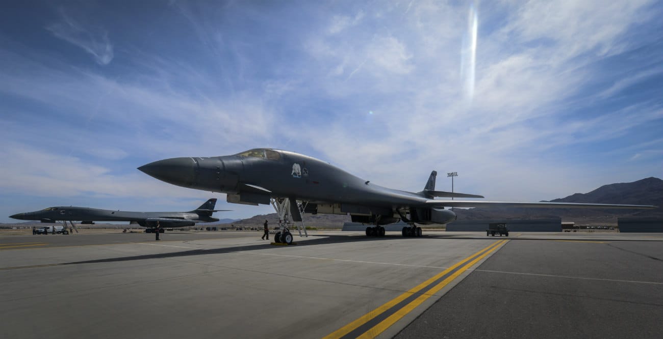 B-1b Lancers parked