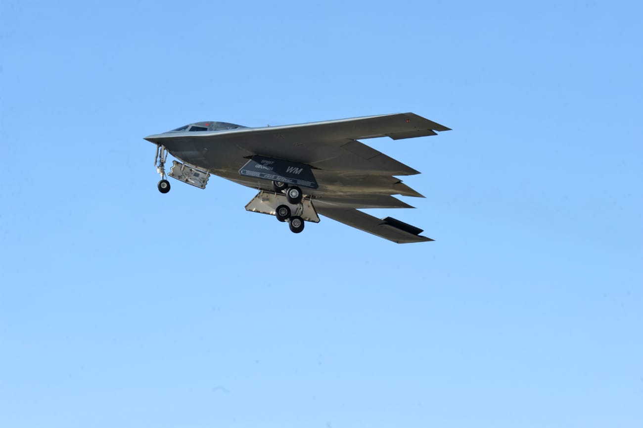 B-2 Spirit Aircraft Takoff air