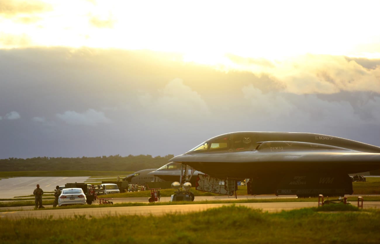B-2 Images Spirit Parked