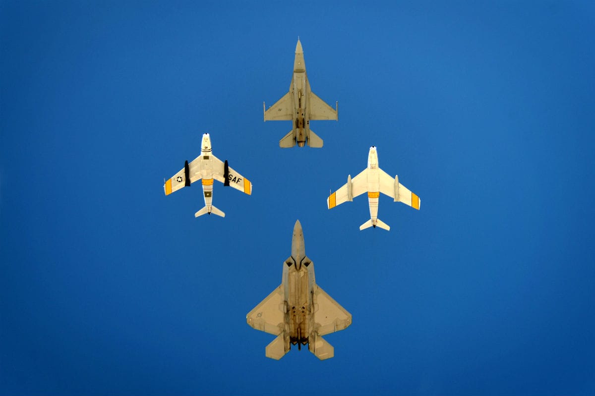 US Air Force Heritage Flight