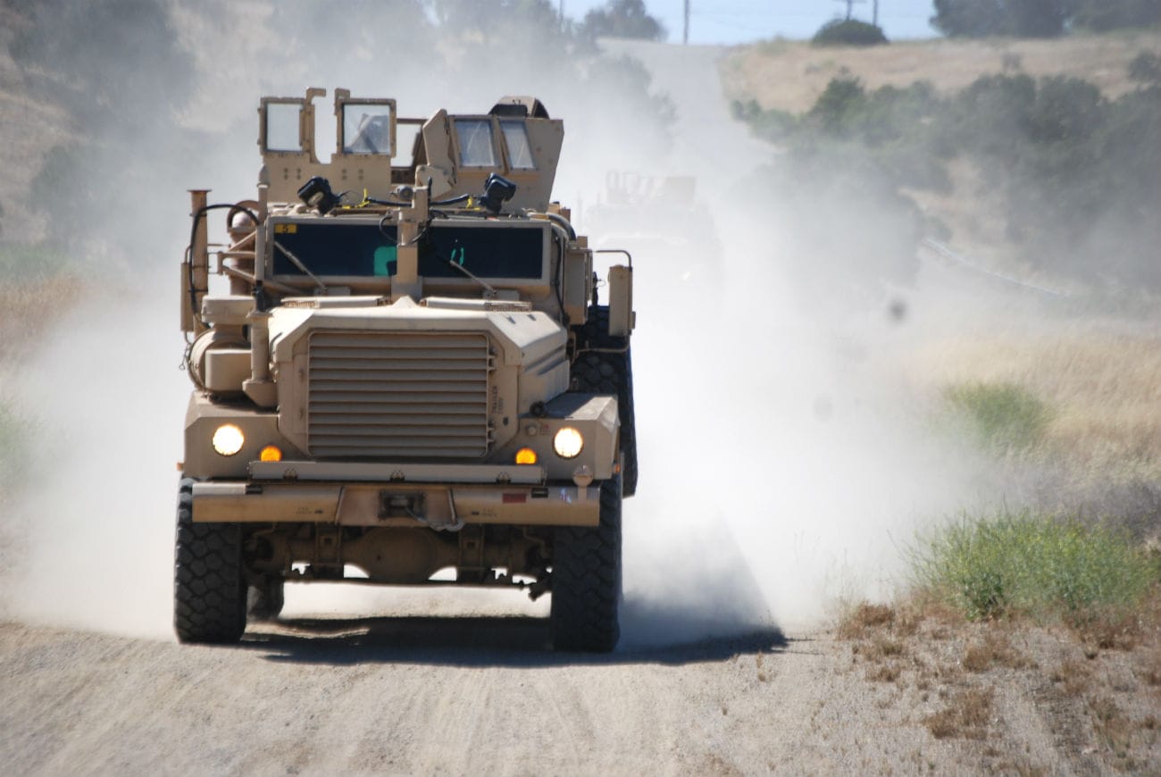 MRAP Vehicle Images Front trail