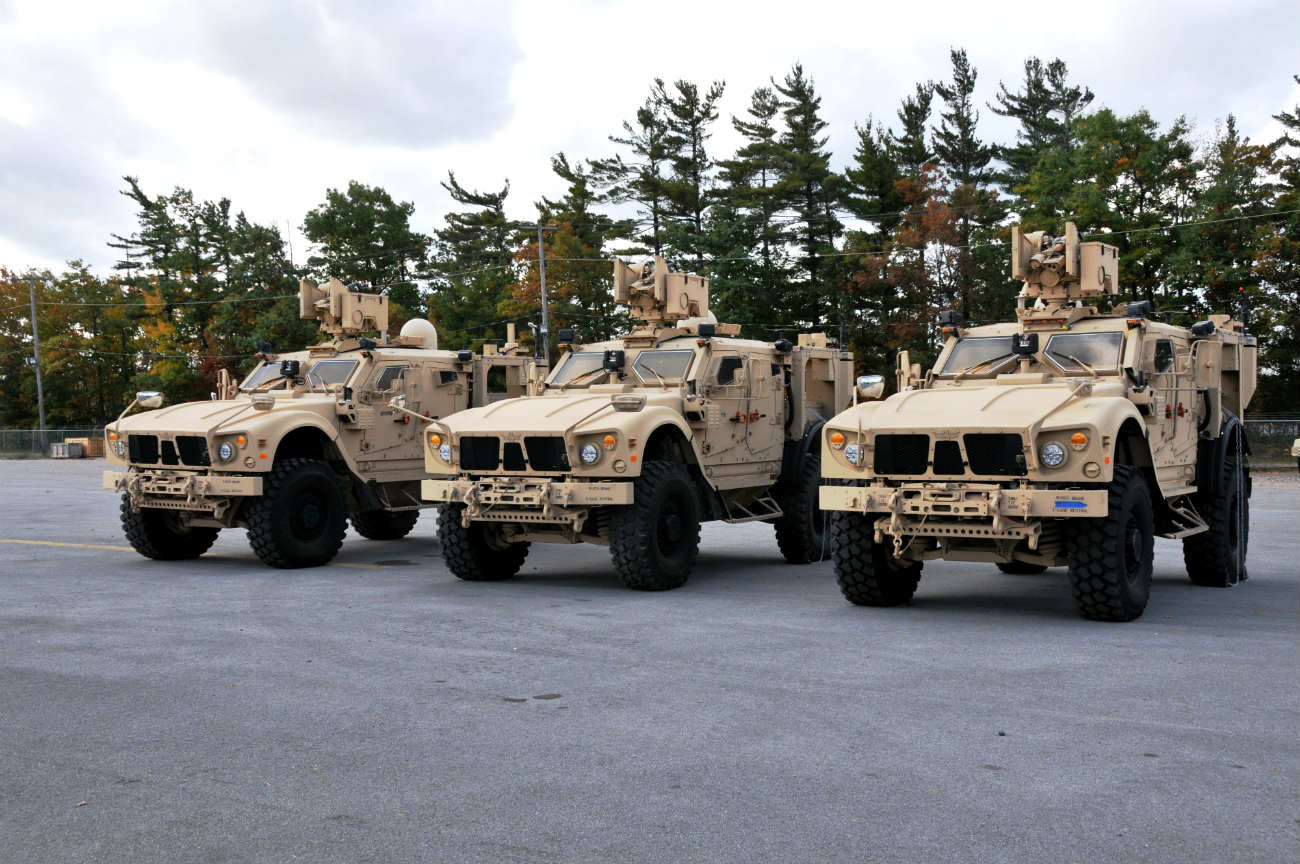MRAP road parked