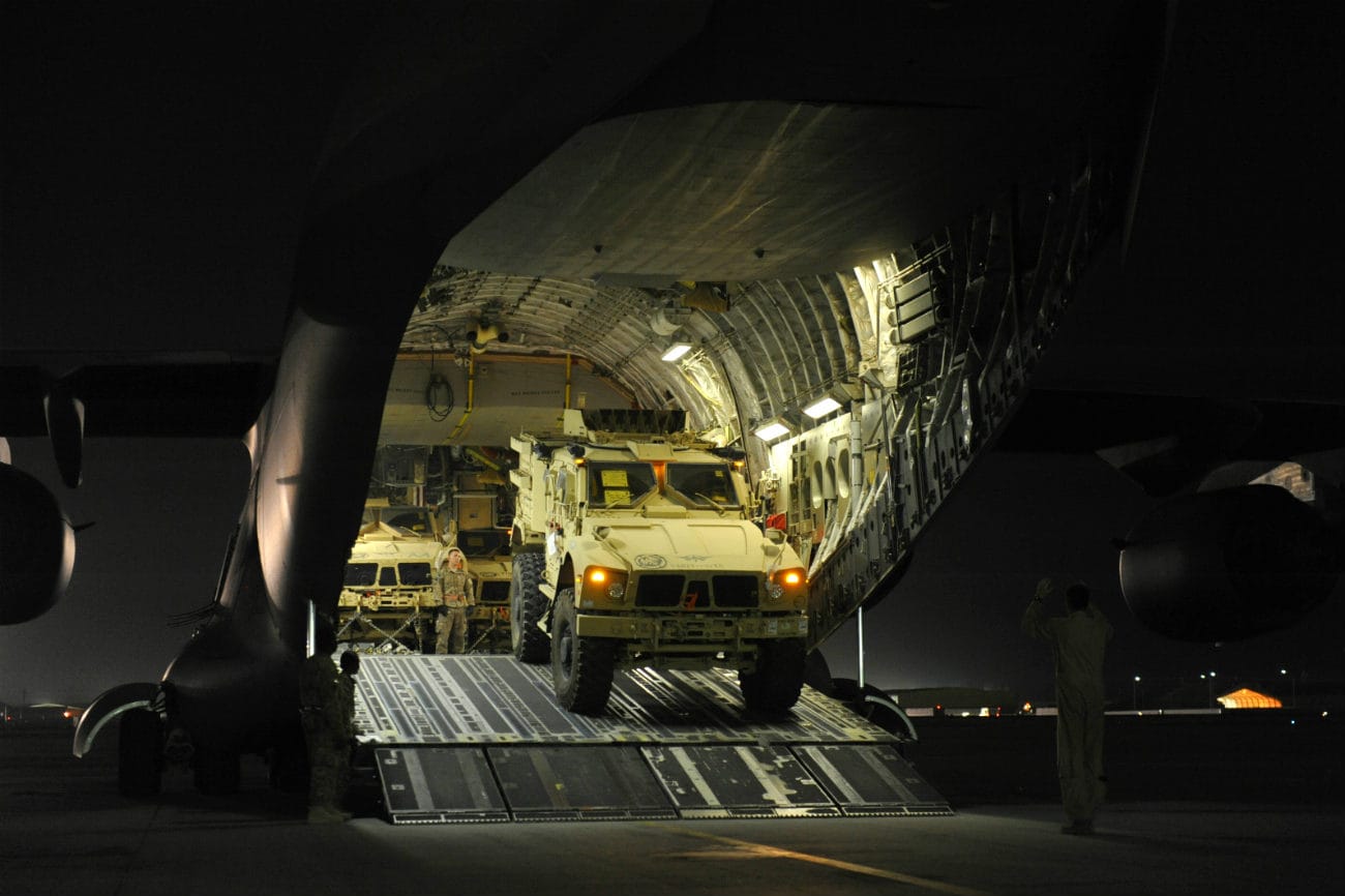 MRAP unload