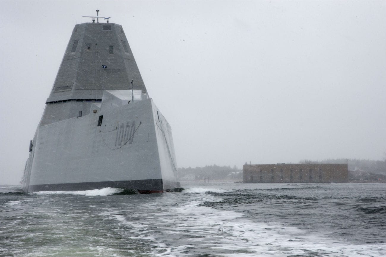USS Zumwalt Icy