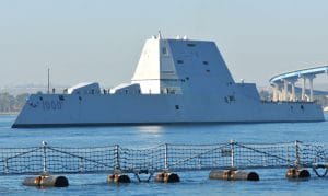 USS Zumwalt San Diego Bay