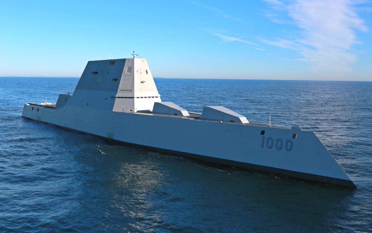 USS Zumwalt warship