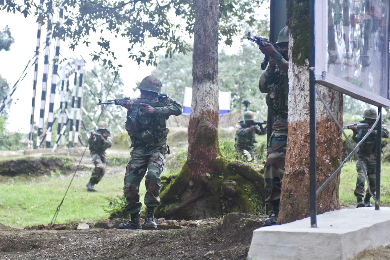 Armed Forces Images Indian in training