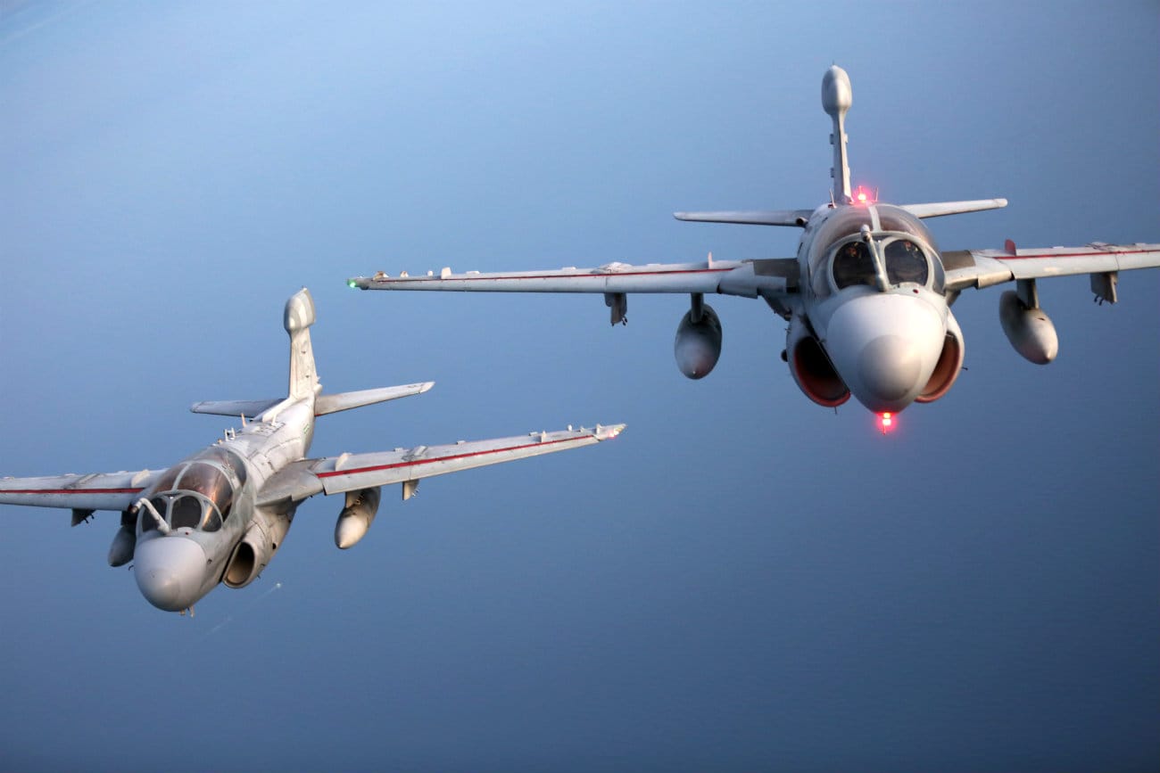 EA-6b Prowlers in air