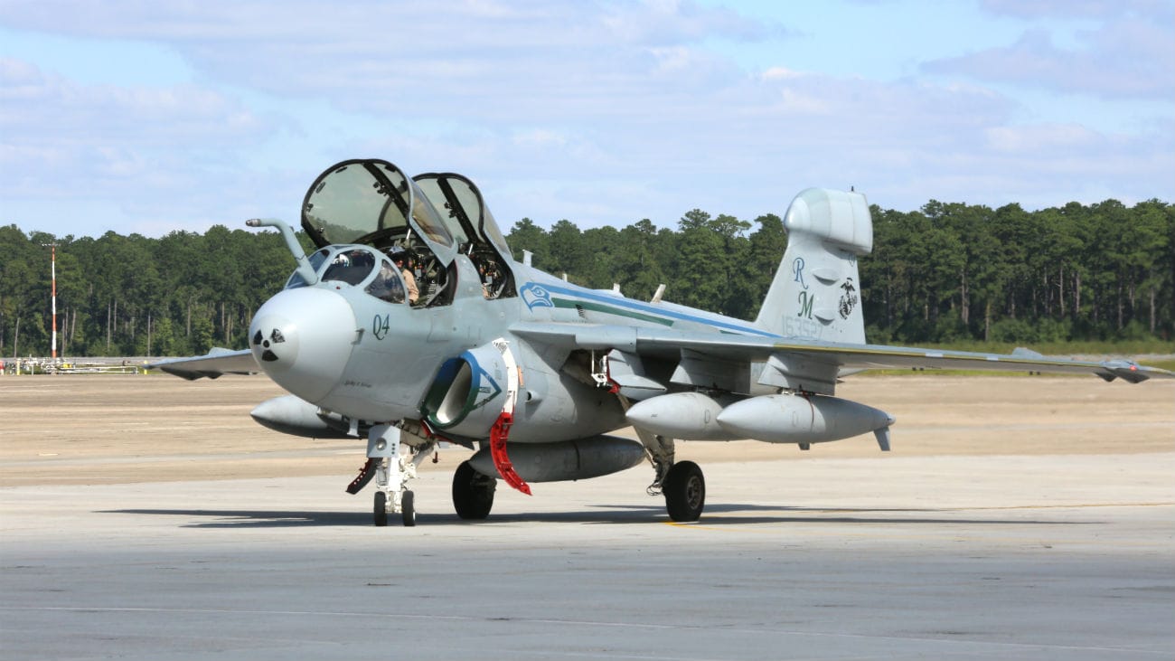EA-6b prowler hatches open