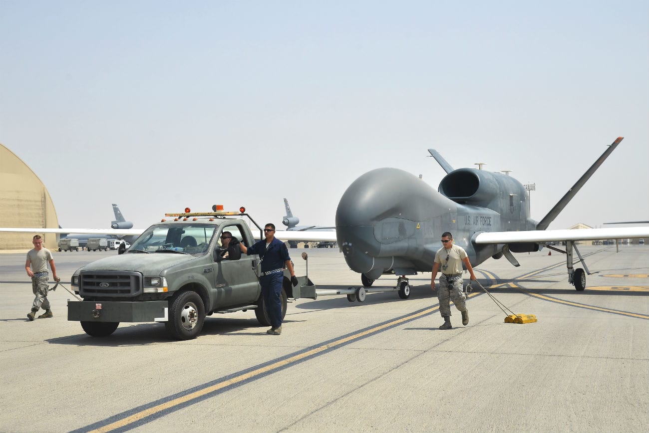 RQ-4 UAV Tow