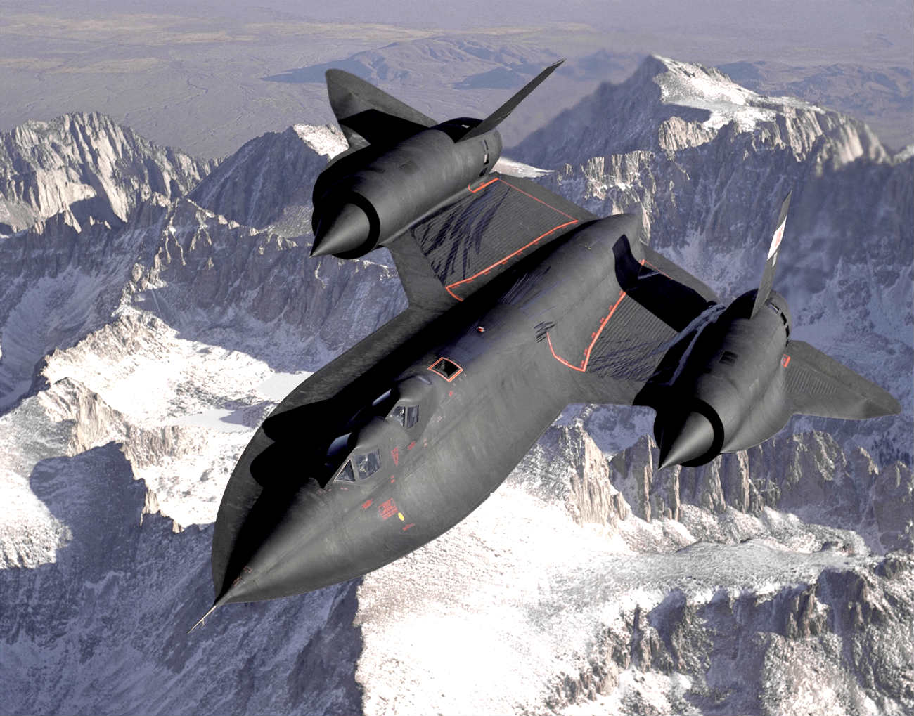 SR-71 blackbird aircraft