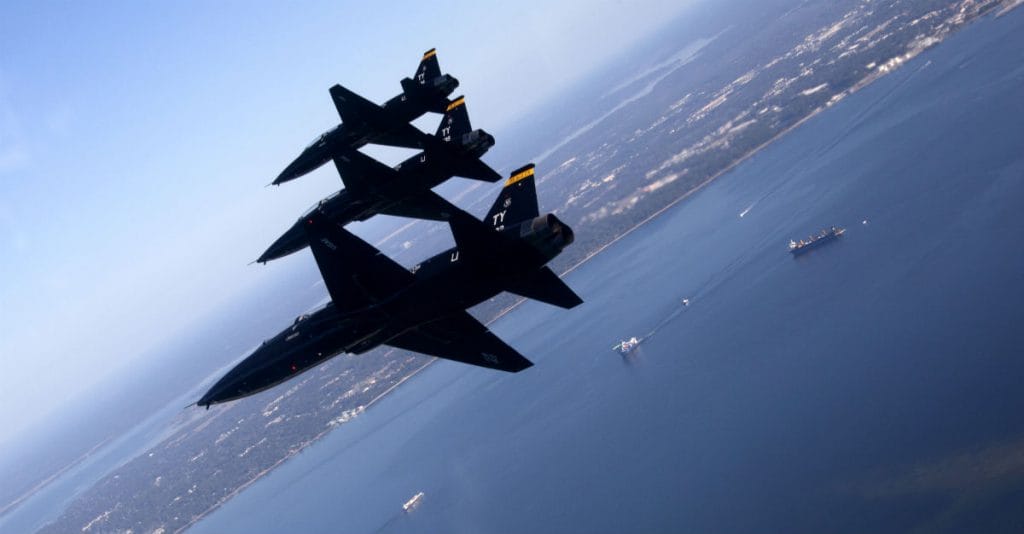 T-38 Talon Jet Trainer Flight