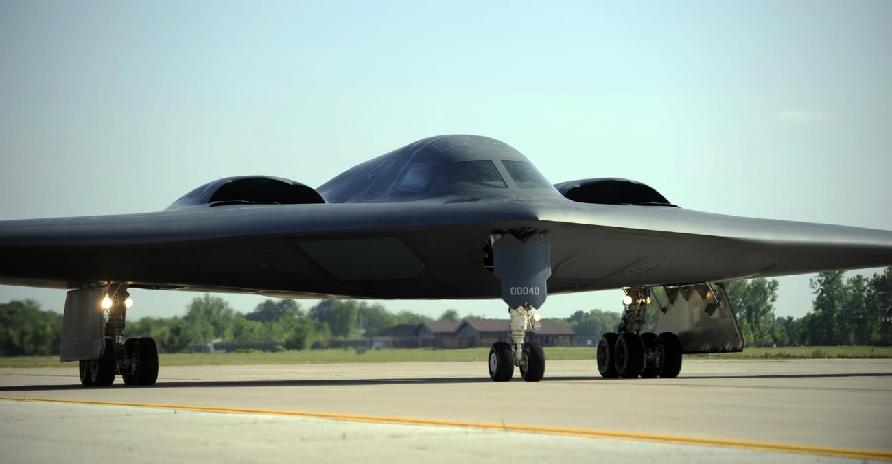 B 2 Spirit Taxi On Flightline