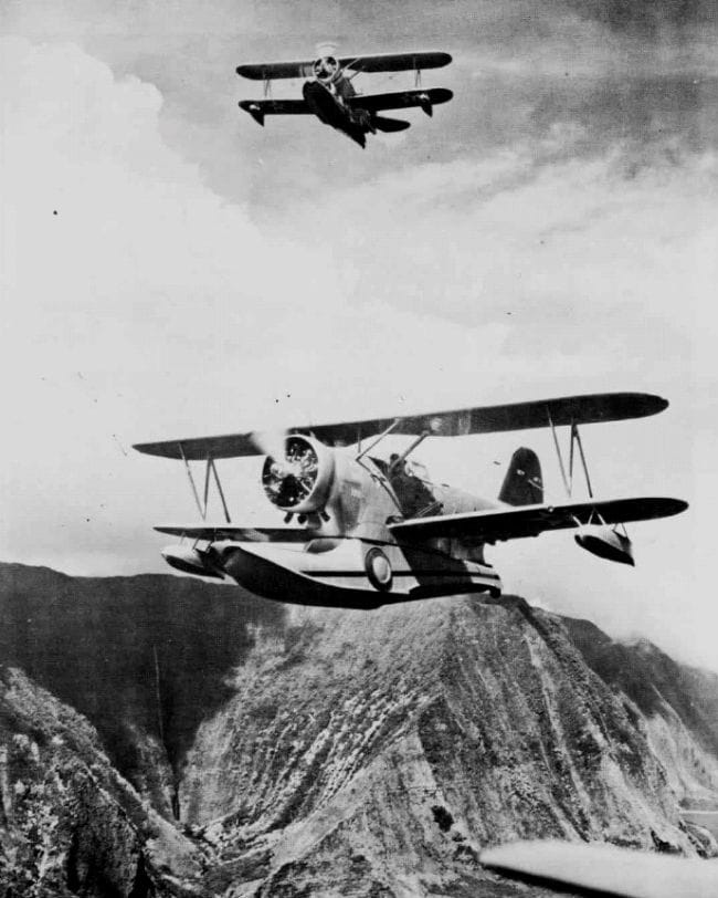 US Navy J2F Duck aircraft WWII