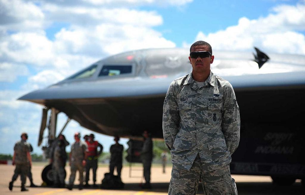 A B-2 Spirit in Australia for training