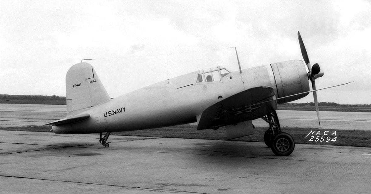 Vought F4U Corsair Prototype korean war aircraft