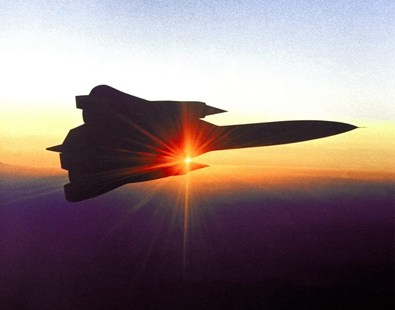 Lockheed YF-12 - Iconic sunrise shot