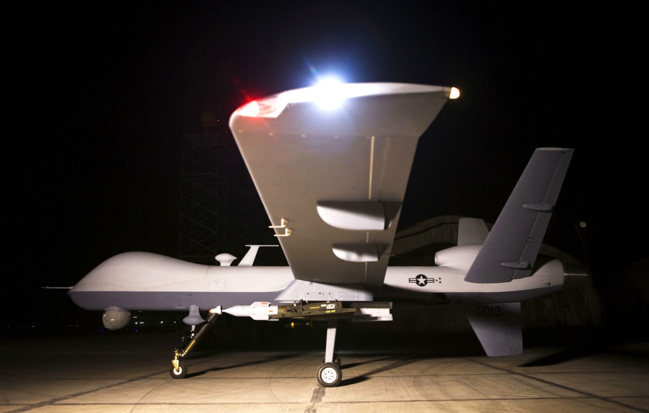 MQ-9 Reaper Images - On the ramp