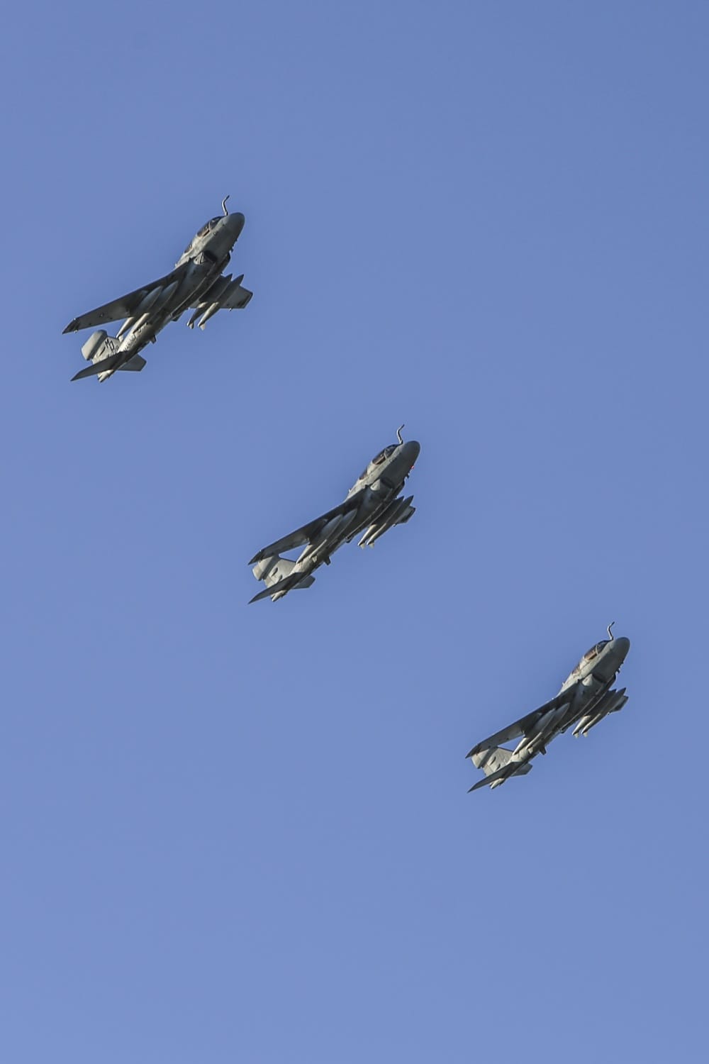 Three Prowlers in Flight 
