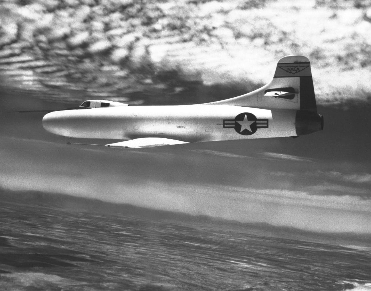 Douglas D-558-I Skystreak cruising altitude
