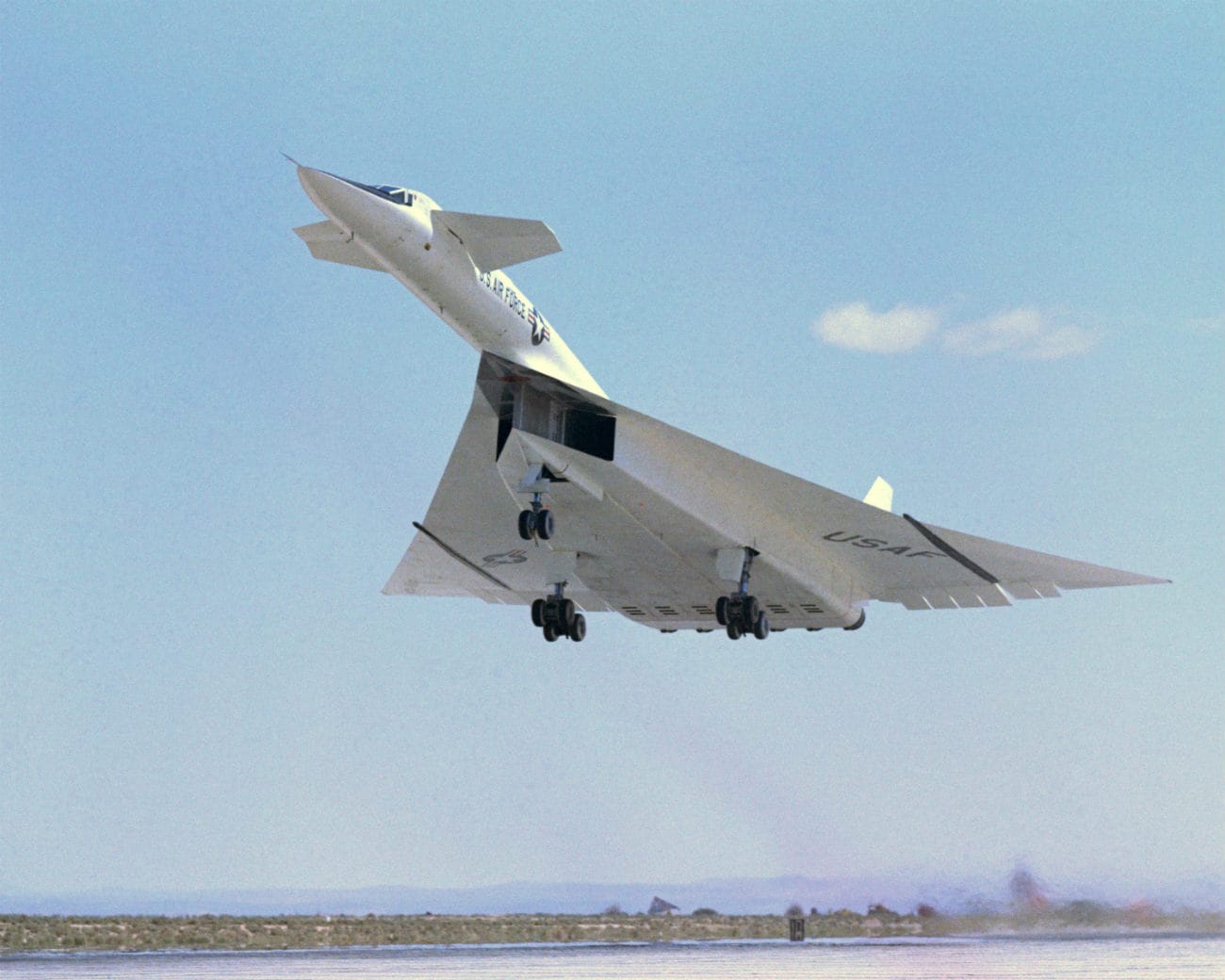 North American Aviation XB-70 Valkyrie cruising altitude