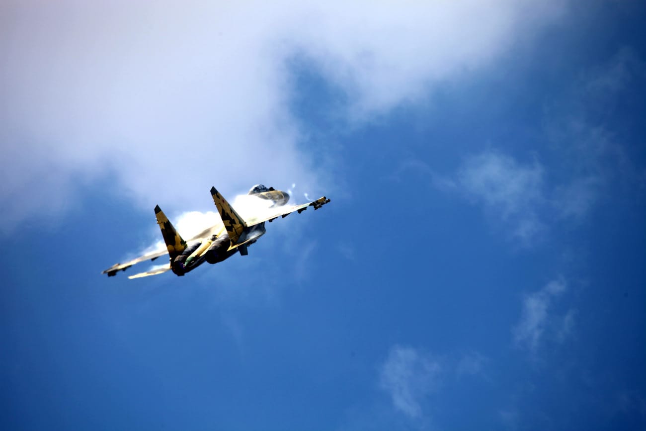 Su-35 initial climb