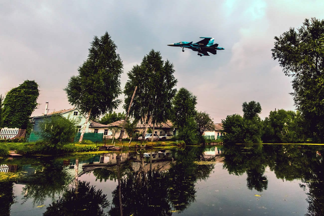 Sukhoi Su-34 final approach