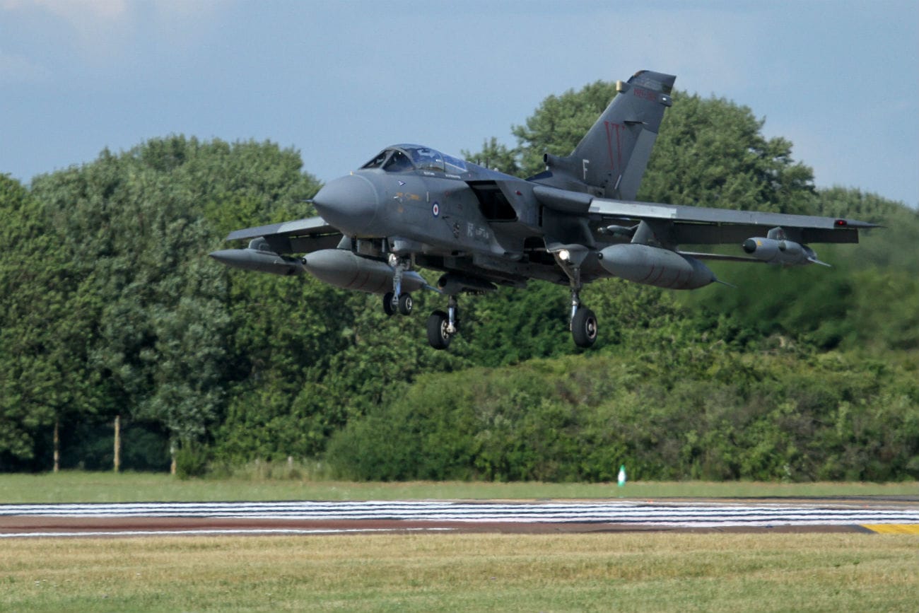 Captivating Images of Panavia Tornado landing