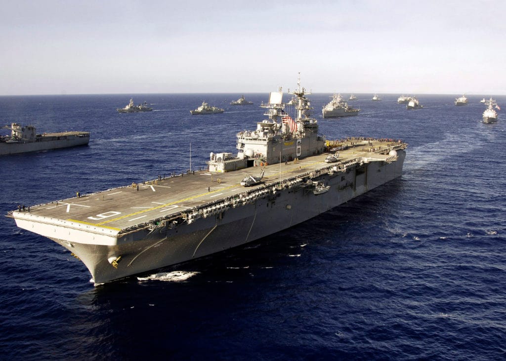 Wasp Class Amphibious Assault Ship USS Bonhomme Richard LHD 6