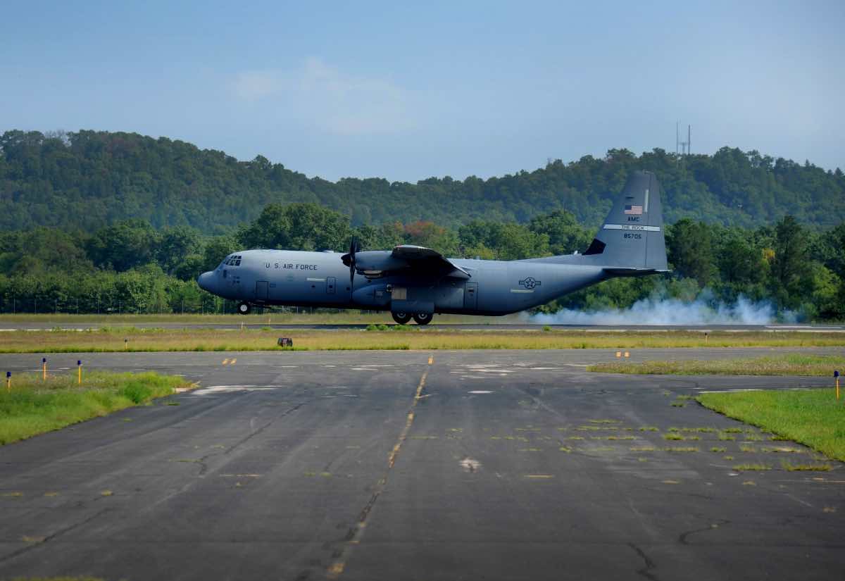 C-130 with Little Rock AFB