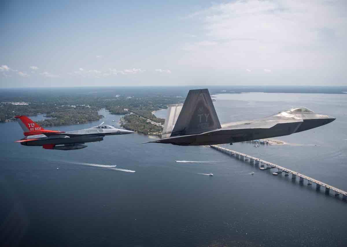 F 22 Of Tyndall AFB