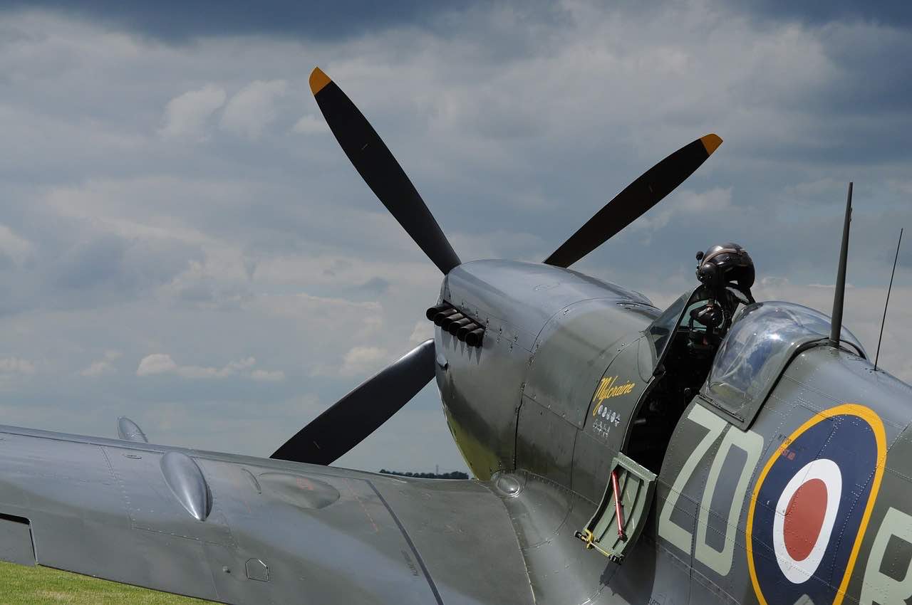 Supermarine Spitfire From Behind
