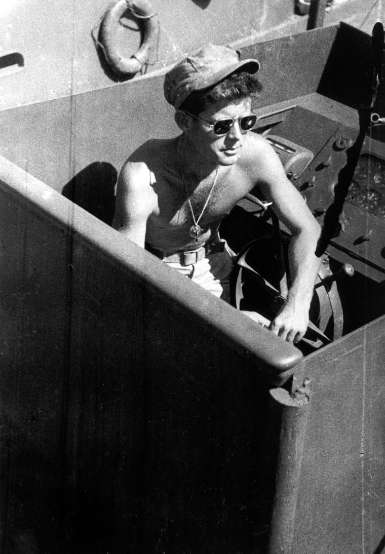 John F. Kennedy, famous veteran