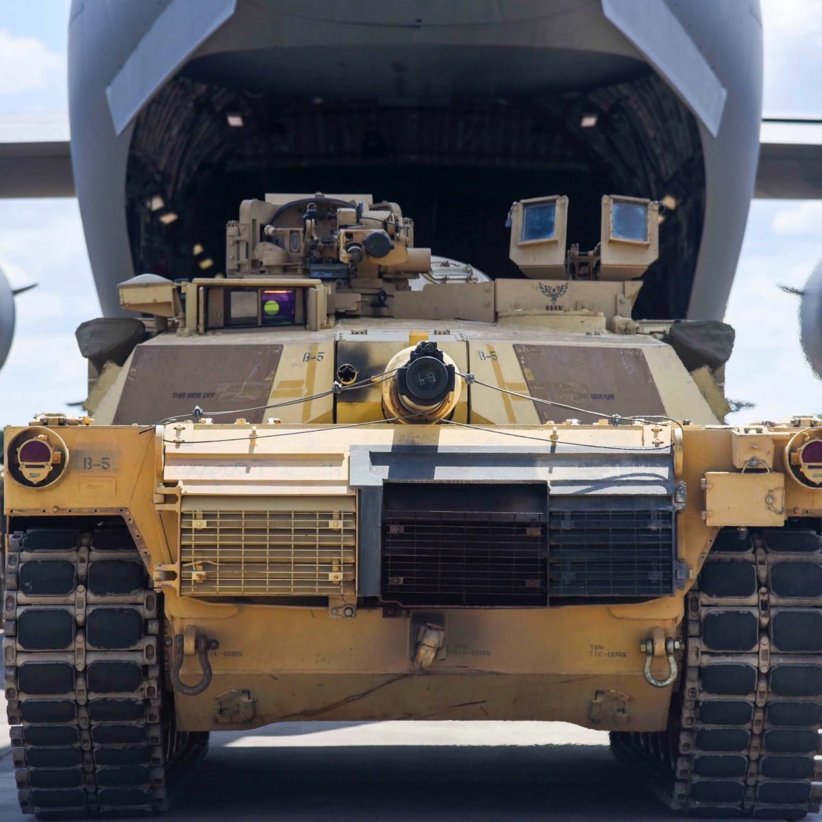 M1 Abrams tank in desert operations
