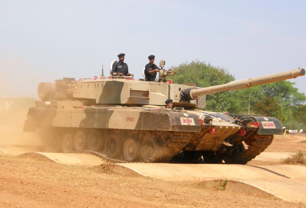 Arjun MBT during bump track test