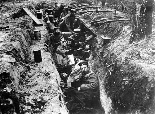 A German Trench of World War I