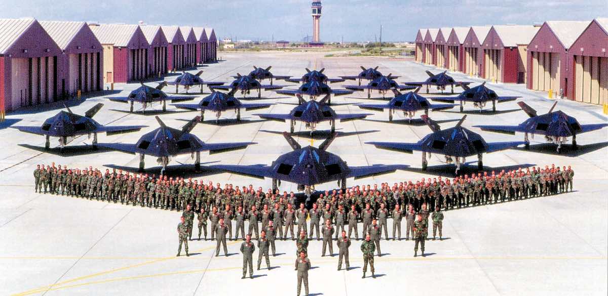 F-117s at Holloman AFB